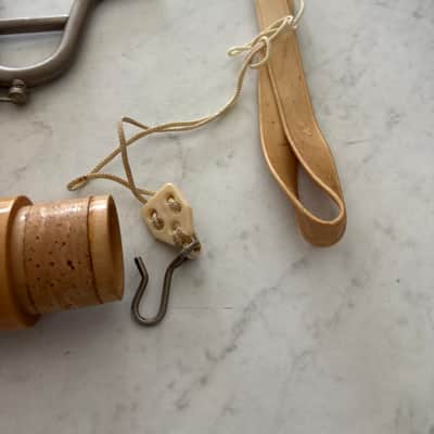 Vintage Moeck Tuju Bass Recorder in Natural Maple w/ Brass Rings image 15