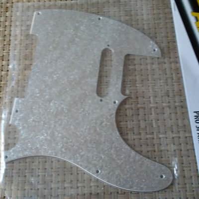D'Andrea Silver Sparkle Telecaster Tele Pickguard, 8-hole image 2