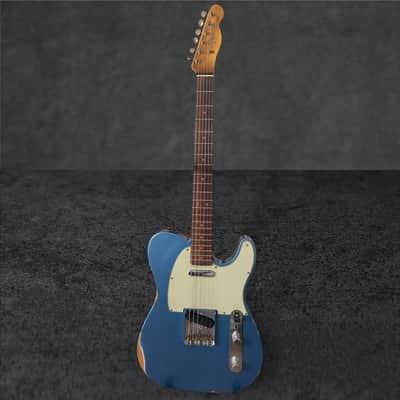 2025 Fender Custom Shop '63 Telecaster Relic – Aged Lake Placid Blue image 7