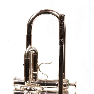F.E. Olds Custom-CHR "High Range" Trumpet; Ryan Kisor, Silver Plate, Fullerton, 1973 image 4