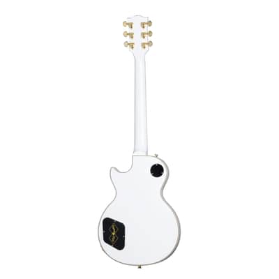 Epiphone Les Paul Custom Alpine White - Single Cut Electric Guitar image 2