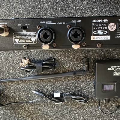 Galaxy Audio AS1400 Wireless In-Ear Monitor System Transceiver Rackmount P-Band 470-505MHz Pro Stage Studio image 8