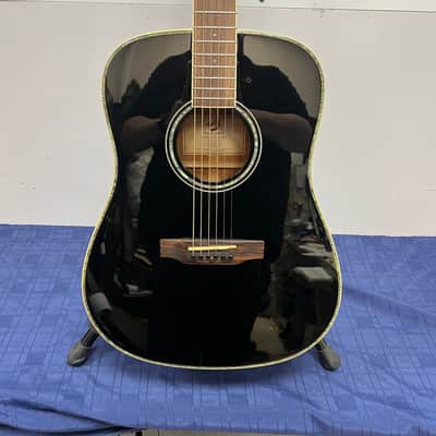 Used Breedlove Atlas Revival Series D/SMe BLK Acoustic Electric Guitar with Original Hardshell Case Made in Korea Black image 8