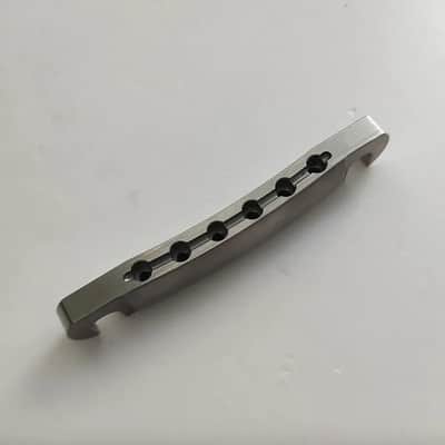 Titanium SG Les Paul ES Style Guitar Tune O Matic TOM Stopbar Tailpiece image 2