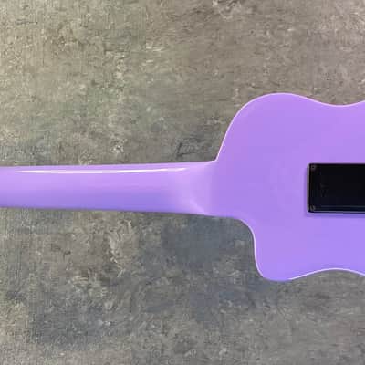 Eleuke RHT-C Solid Body/Electric Concert Size Ukulele - Gloss Purple image 3