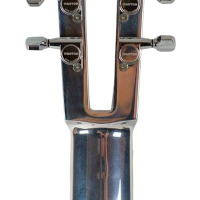 New EGC Series Five Asymmetrical Acrylic and Aluminum Guitar w/Etched Competition Stripe #3466 image 6