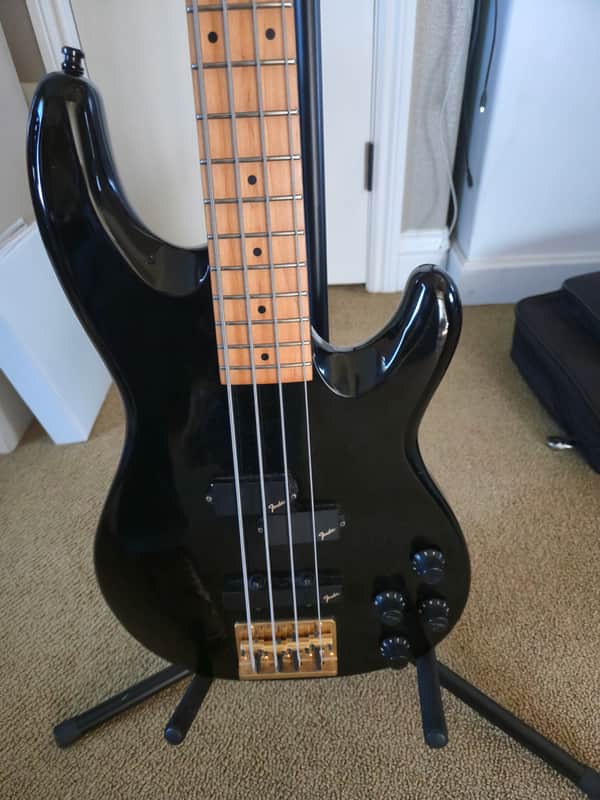 Fender Jazz Bass Special (Medium Scale) 1980s - Black image 1