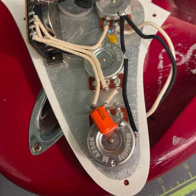 Memphis Stratocaster MIJ Electric Guitar c.1980 | Fresh Setup | Original Pickups | Candy Apple Red image 15