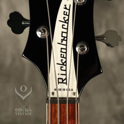2017 Rickenbacker 4003 Bass Jetglo image 3