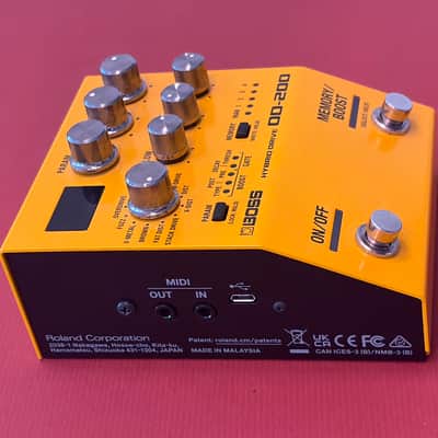 Boss OD-200 Overdrive 2019 - Present - Orange image 3
