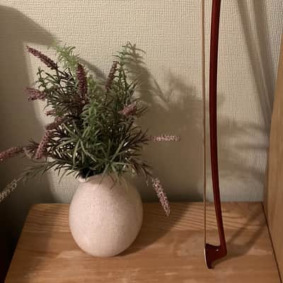 GB Bows Brazilwood - Natural - Double Bass French Bow - New Hair. Open To Offers image 8