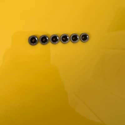Original 2002 Fender Tom Delonge Limited Edition Stratocaster Strat Graffiti Yellow image 8