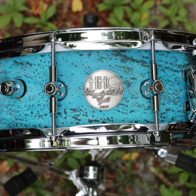 HHG Drums Super-muff Seamless Copper Snare Drum 2022 Natural Patina Copper image 20
