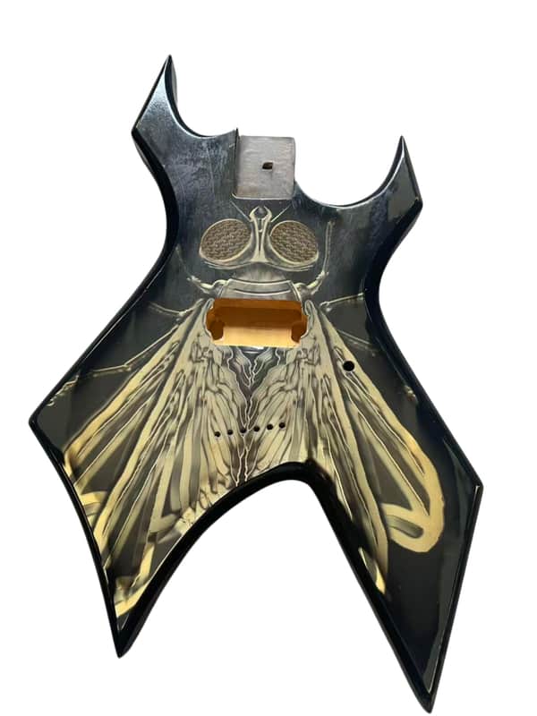 DIY Guitar Warlock Style Body with Fly Top image 1