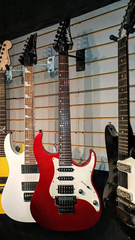 Washburn Mercury Series MG40 92-94 Candy Apple Red Metallic image 1