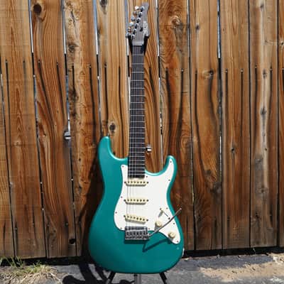 Schecter USA CUSTOM SHOP Nick Johnston SSS Wembley Teal Green Aged Nitro - w/ Case (2024) image 2