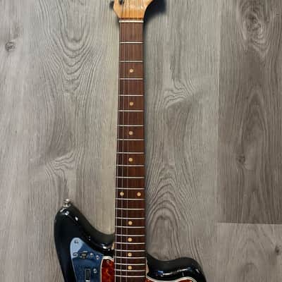 1963 Fender Jaguar – Black Refinish – Mastery Bridge + Original Bridge – Hardshell Case image 14