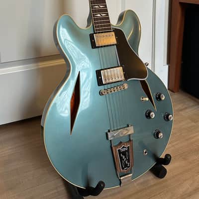 2024 Gibson Custom Shop Trini Lopez – Historic ’64 Reissue – CME Exclusive – Murphy Lab Pelham Blue – OHSC, COA image 4