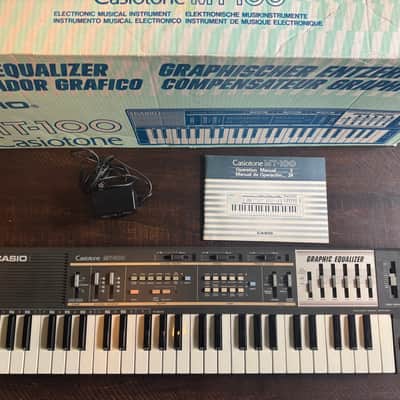Casio MT-100 Casiotone 49-Key Synthesizer 1980s - Gray