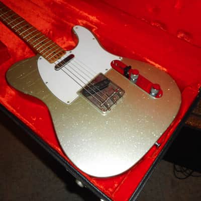 1968 Fender Telecaster Refinished in Silver Sparkle Nitro image 1