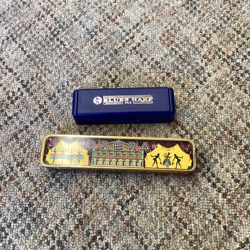 Opera (C) and Hohner (Db) Harmonica set image 1