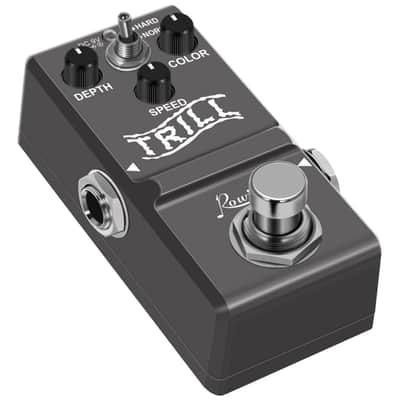 Rowin TRILL Tremolo Pedal Photoelectric Classic Type Tones, FREE PICKS + HOLDER+ FREE SHIP USA image 3