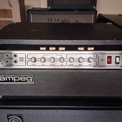 Ampeg SVT "Curved Line" 300-Watt Bass Amp Head Svetlana Winged C 6550 image 2