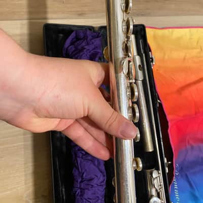 Gemeinhardt 2SP Straght-Headjoint Flute with Offset G 2010s - Silver-Plated image 5