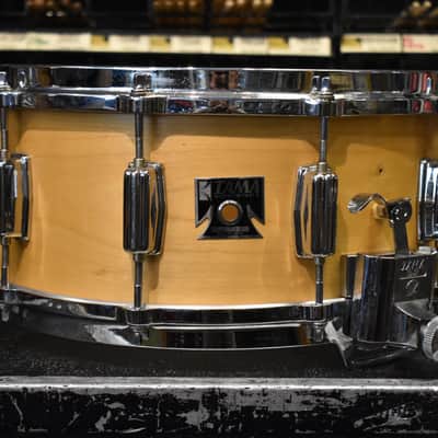 Vintage 70's Tama Re-Ring Superstar 9606 KG 6.5 x 14 King Beat Birch Snare Drum in Natural Maple Finish image 2