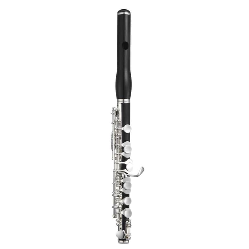 Jupiter Jpc1100e Piccolo 1100 Series Grenadilla Wood Head & Body W/ Silver Keys, Split E image 1