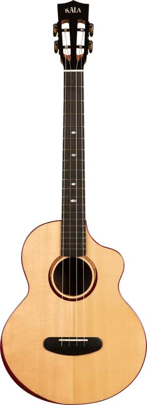 Kala Contour Series Baritone Ukulele - Natural Spruce image 1