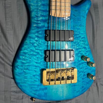 Spector Custom USA NS 2021 - Bahama Blue High Gloss image 1