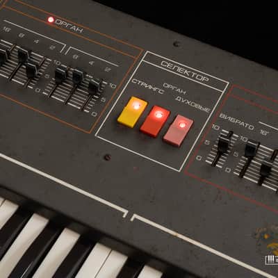 Rare Vintage Soviet Elektronika EM-25 Synthesizer Strings (Fully restored) image 6