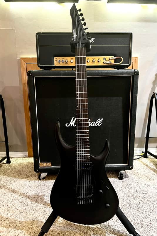Balaguer Diablo Select 7-String Baritone 2022 - Rustic Black image 1