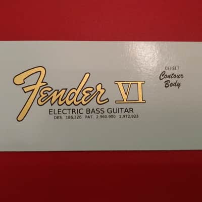 Fender Vintage Reproduction Waterslide decal image 2