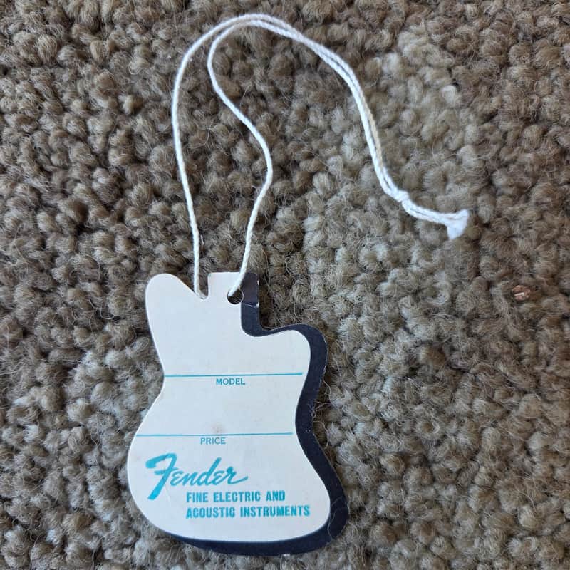 Vintage NOS 1960's Fender Price Hang Tag! Extremely Rare, Original Case Candy! image 1