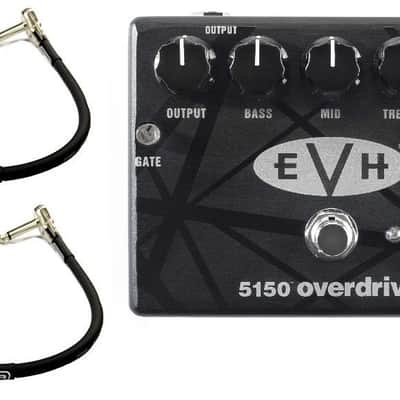 MXR EVH 5150 Overdrive Guitar Effects Pedal Eddie Van Halen True Bypass ( 2 MXR PATCH CABLES ) image 1
