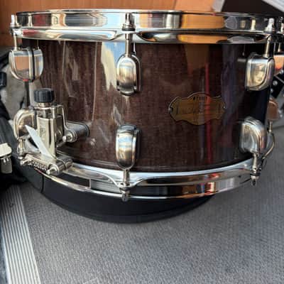 Tama SP1465H 14”x6.5” Simon Phillips Monarch Signature Bubinga/Maple Snare Drum image 3