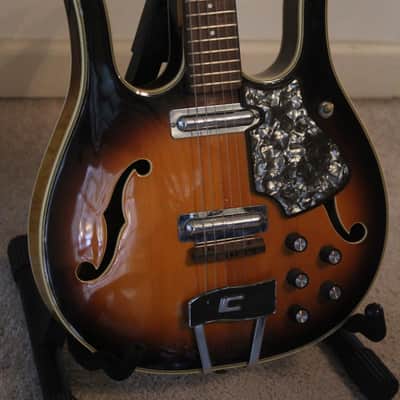 1967 1968 Danelectro Coral Longhorn vintage electric guitar CRAZY RARE! EXC COND image 7