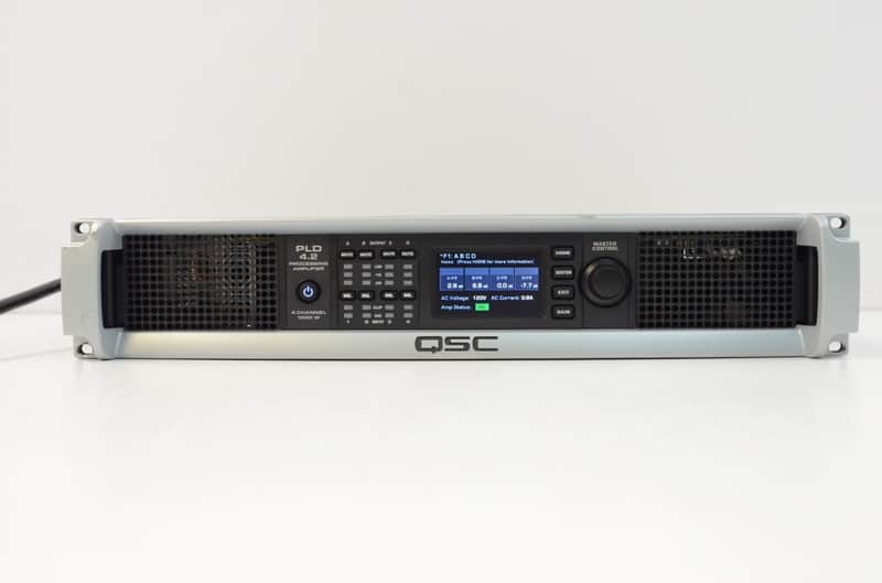QSC PLD 4.2 Four Channel Digital Processor DSP Power Amplifier