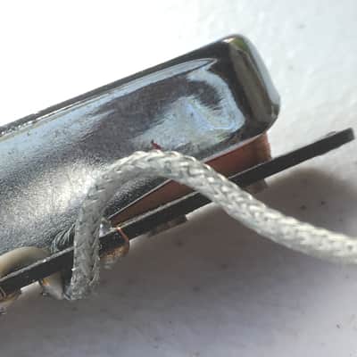1970s Vintage Fender Fullerton Tele Neck Pickup USA Made Black Bobbin Telecaster image 4