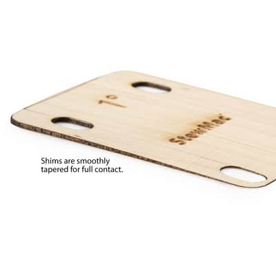 StewMac Neck Shims for Guitar, Blank - 6 Pack of 1 Degree Shims image 2