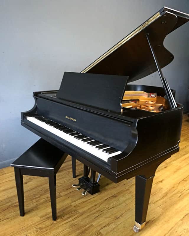 Baldwin Model L Grand Piano Ebony Black Free In-Home Delivery image 1