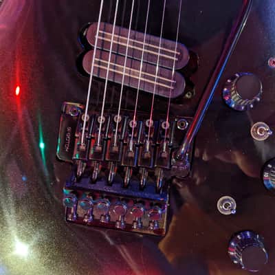 Fender Heartfield EX1 1989 MIJ Fujigen - EX-1 Black Pearl Burst Gotoh Floyd Rose Made in Japan image 2