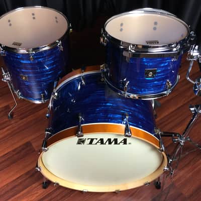 Tama drums sets Superstar Classic Maple Blue Onyx Ltd. 4pc kit 13, 16, 24, and Snare New image 4