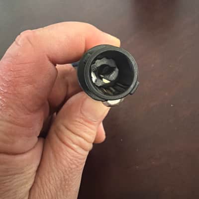 Hosa GSK-112 1/4" TS Female to Speakon Adapter Cable 2010s - Black image 3
