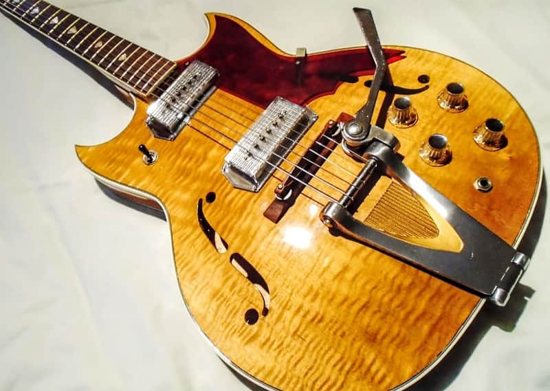 Airline Kay Barney Kessel Swingmaster 1963 Flame Maple Top 🍁 Probably The Cleanest One On The Planet image 1