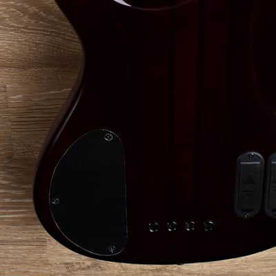 2017 Wolf S8 4 String Active Passive Jazz Bass Sunburst [6 out of 8] image 12