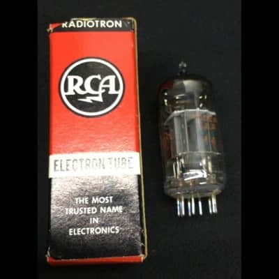 NOS RCA 12AX7A ECC83 O Getter VINTAGE Audio VACUUM TUBE Tested 8.9837 image 2
