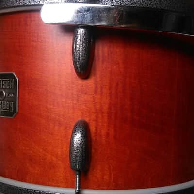 Gretsch Broadkaster Vintage Drum Set Satin Burnt Orange image 8